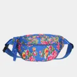 Blomstret belteveske