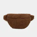 Beltveske i bouclé