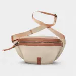 Vintage chic lommebelteveske i skinn for kvinner